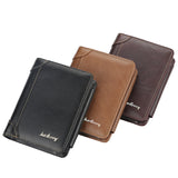 Wallet Men's Short Multi Card Position Three Fold Zipper Zero Wallet Fashion Thin Card Bag Men - V.I.P Digital Presence