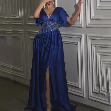 New Style Evening Dress High Slit Sexy Dress - V.I.P Digital Presence