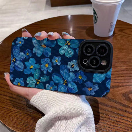 Suitable for Blue Camellia 11pro Apple 14 Phone Case 13 Female iPhone 12 Suitable for 6s/8plus Soft Case - V.I.P Digital Presence