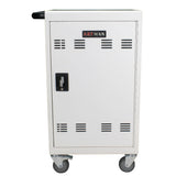 Mobile Charging Cart and Cabinet for Tablets Laptops 32-Device(White) - V.I.P Digital Presence