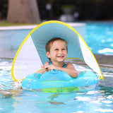 Swimbobo Baby Swimming Ring Lying Ring Children's Swimming Ring Underarm Ring Sunscreen Shade Blue Float - V.I.P Digital Presence