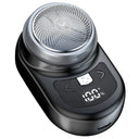 Portable Electric Shaver Pocket Shaving For Men Mini Beard Shaver LCD Power Display Rechargeable Travel Home Shaver Easy Install - V.I.P Digital Presence