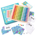 Children's early education puzzle multiplication mnemonic 1-100 hundred number board toy - V.I.P Digital Presence
