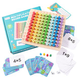 Children's early education puzzle multiplication mnemonic 1-100 hundred number board toy - V.I.P Digital Presence