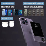 10000mAh Macsafe Magnetic Power Bank PD20W 15W Wireless Fast Charger External Auxiliary Battery Pack For Magsafe iPhone 15 14 13 - V.I.P Digital Presence