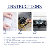 Oil Cleaning Powder, Kitchen Range Hood Stove Oil Rust Dirt Cleaning Powder - V.I.P Digital Presence