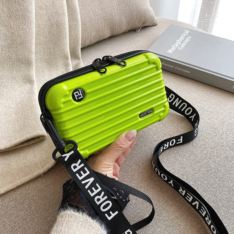 PC hard shell toiletry bag 7-inch shoulder crossbody bag hand storage bag suitcase small bag - V.I.P Digital Presence