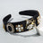 Creative Baroque Headband With Rhinestones Pearl Headband Bee Colorful Fabric Garland Headgear - V.I.P Digital Presence