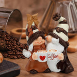 Christmas Coffee Double Dwarf Resin Crafts Decoration Home Decor Desktop Gift Lover - V.I.P Digital Presence