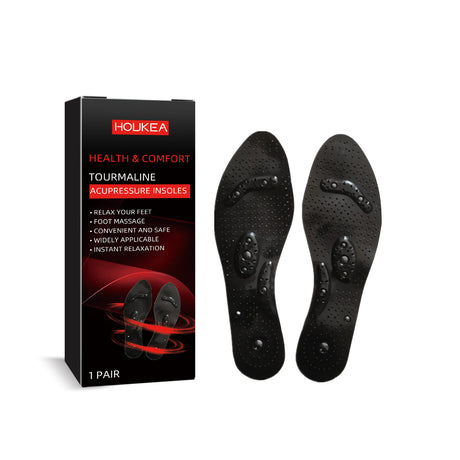 Tourmaline Acupressure Insoles, Foot Care Vein Repair Body Toning Body Care Foot Pads - V.I.P Digital Presence