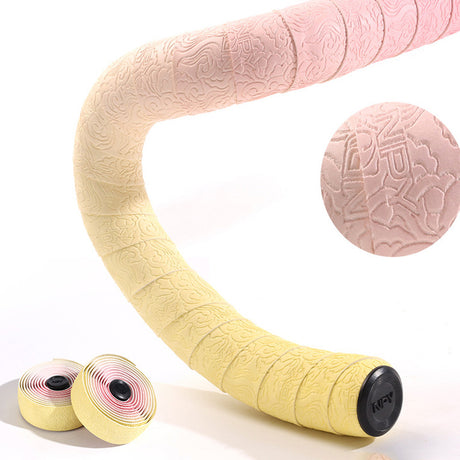 Road Bike Handlebar Tape: Double-Pinyin Cloud Pattern, Gradient Color, Comfortable, Shock - Absorbing, Breathable - V.I.P Digital Presence