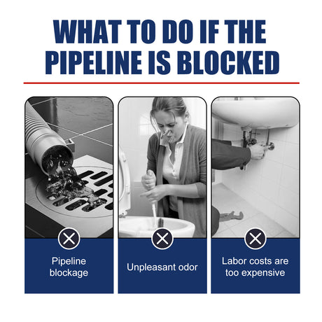 Pipe Unclog Gel, Sewer Multi-Effect Dissolving Pipe Obstruction Unblocking Agent - V.I.P Digital Presence