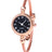 Women's Watches Bracelet Style Opening Simple Retro Art Fashion Watches Women's Fashion Quartz Watch Relogio Feminino（Rose gold belt） - V.I.P Digital Presence