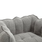 Soft Bean Bag Chair with High Resilient Foam(Chips)for living room and bedroom,Comfortable Square Lazy Sofa with Footstool - V.I.P Digital Presence