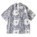 Cool bamboo knot imitation linen weave Cuban collar short sleeved shirt - V.I.P Digital Presence