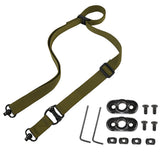 QD Buckle Double point Tactical Nylon MS4 Tactical Gun Rope Slanting Double point Strap Outdoor Real Person CS Training Nylon Gun Strap - V.I.P Digital Presence