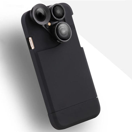 4 In 1 Telescope lense Mobile Phone Case for Iphone x 8plus 7 plus 6 plus 8 7 6s Camera lenses Outdoor Hunting - V.I.P Digital Presence