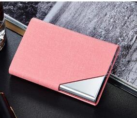 Itapkris Business ID Credit Card Holder For Women Men Fashion Brand Metal Aluminum Card Case PU Leather Porte Carte - V.I.P Digital Presence