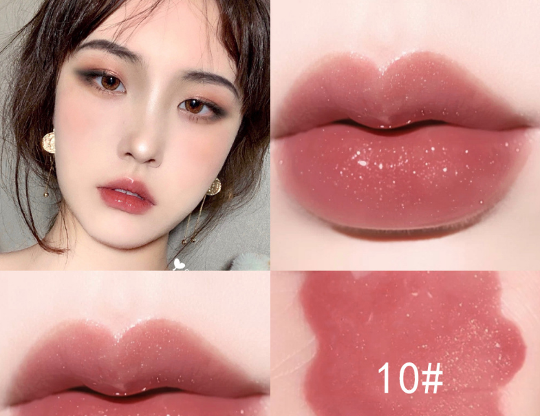 Dudu Lip Gloss Colorless Transparent Lip Gloss Bright Crystal Lip Gloss Glass Lip Fine Glitter Pearl With Shiny Jelly Color - V.I.P Digital Presence