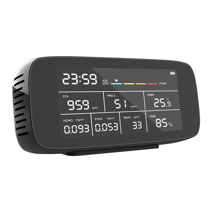 Air quality detector, gas analyzer, multifunctional 9-in-1 detector, dust and carbon dioxide tester - V.I.P Digital Presence