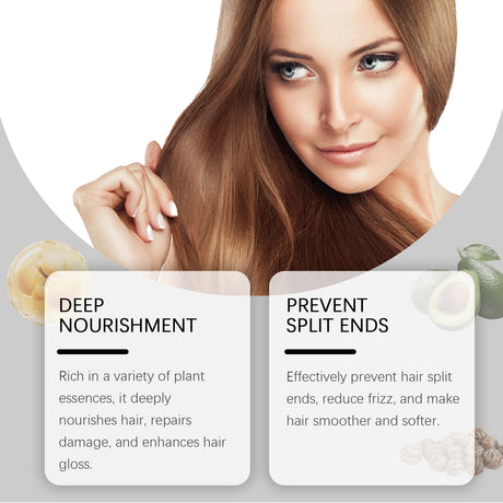 Nourishing Leave-In Conditioner Repair Dry Hair, Moisturize Hair, Soften And Shine Hair Care Essence - V.I.P Digital Presence