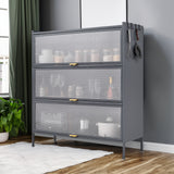 3 Tier Pantry Storage Cabinet Baker Racks for Kitchen with Storage Kitchen Pantry Storage Cabinet Microwave Rack Storage Rack - V.I.P Digital Presence