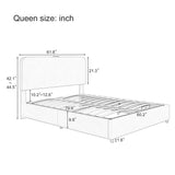 Large hydraulic storage bed with soft cushion lifting storage bed with RGB LED lights, Bluetooth speaker lychee velvet, green - V.I.P Digital Presence