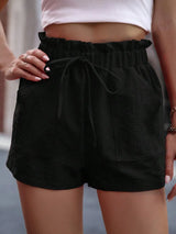 Summer new fungus waist slanted pocket casual shorts - V.I.P Digital Presence