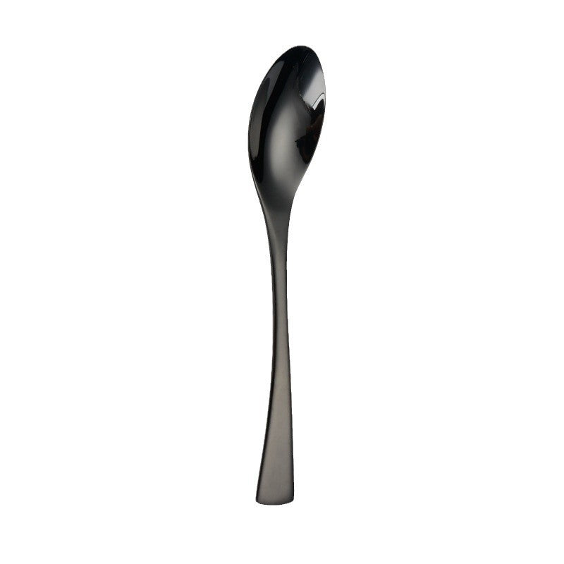 Portugal Titanium Black Stainless Steel Western Cutlery Set for Hotel and Restaurant Knife Fork Spoon Suite Factory Wholesale - V.I.P Digital Presence