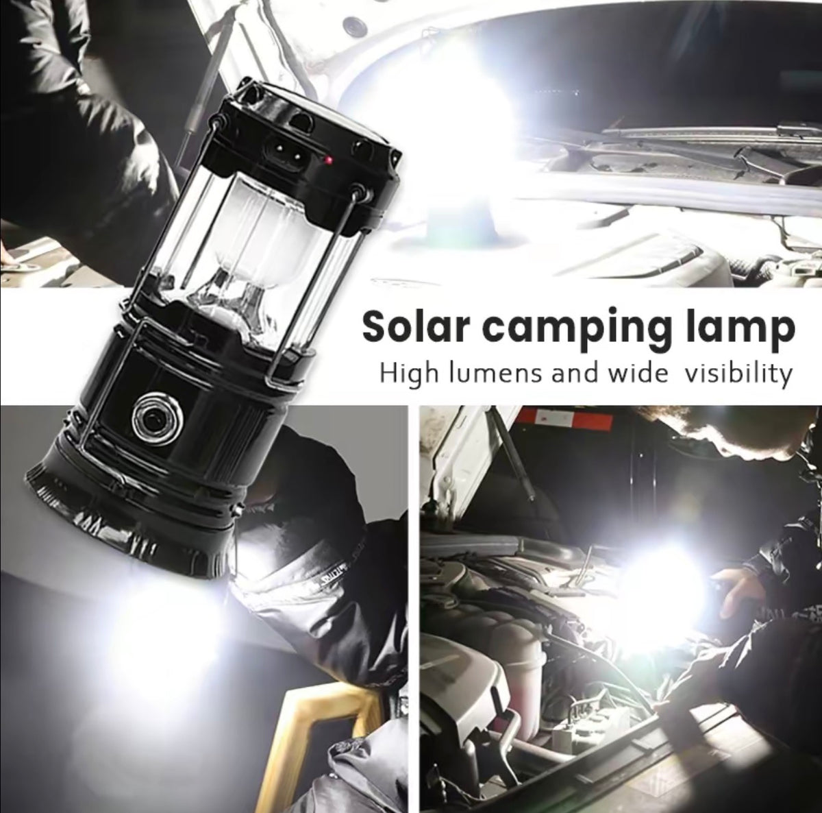 SolarLite Foldable LED Lantern