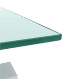 White Coffee Table Clear Coffee Table Modern Side Center Tables for Living Room Living Room Furniture - V.I.P Digital Presence