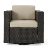 PUERTA MP1 SWIVEL CHAIR-DARK BROWN