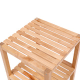 3-Tier Birch Bathroom Shelf, Narrow Shelving Unit, Multifunctional Storage Rack, Corner Rack, for Kitchen, Living Room - V.I.P Digital Presence