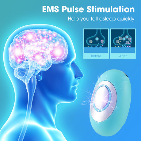 Microcurrent Pulse massage Stimulation Hypnosis Sleep Aid Insomnia Device CES Relieve Mental Eliminate Anxiety Child Adult Relax - V.I.P Digital Presence