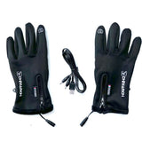 USB electric fishing gloves, 5-finger fully heated winter warm gloves, bare finger touch screen sports - V.I.P Digital Presence