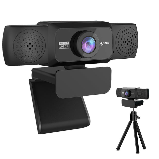 1080P high-definition computer camera with 360 degree rotatable video conferencing and live streaming of online courses - V.I.P Digital Presence