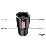 2 In1 Car Heating Cooling Cup 12V Smart Car Cup Holder Digital Temperature Display Drink Cup Warmer Cooler Mini Car Refrigerator - V.I.P Digital Presence
