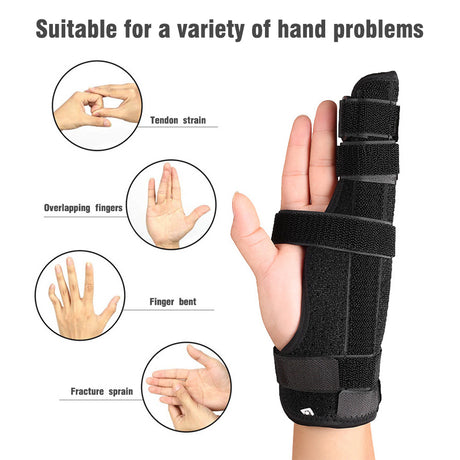 Hailicare Ring Finger Tail Finger Fixation Set Finger Fracture Damage Aluminum Plate Support Protector - V.I.P Digital Presence