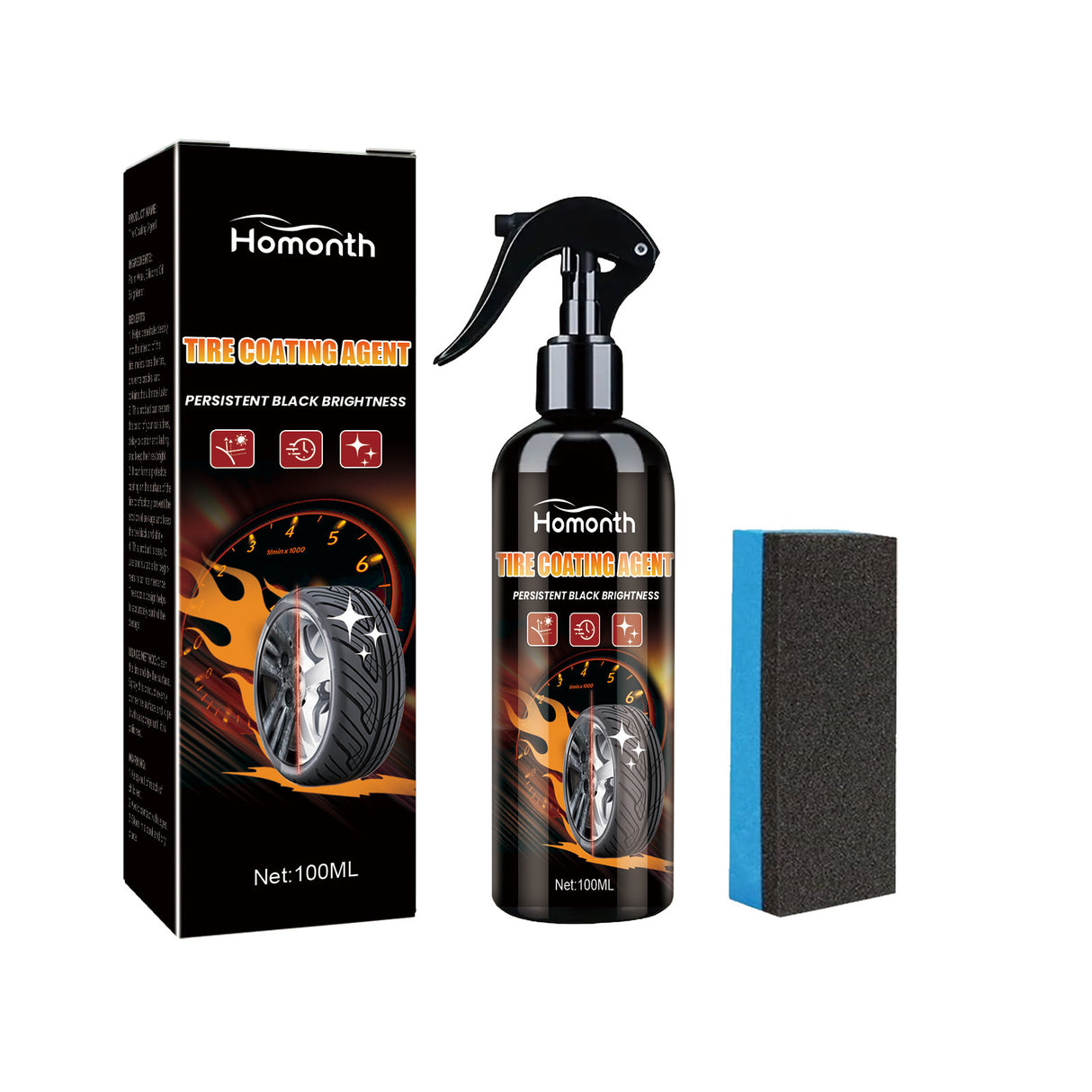 Tire Coating Agent, Automotive Tire Rim Brightening And Polishing Durable Maintenance Decontamination Cleaning Brightener - V.I.P Digital Presence