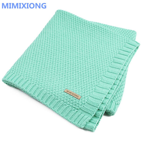 Baby Blanket Knitted Newborn Swaddle Wrap Blankets Super Soft Toddler Infant Bedding Quilt - V.I.P Digital Presence