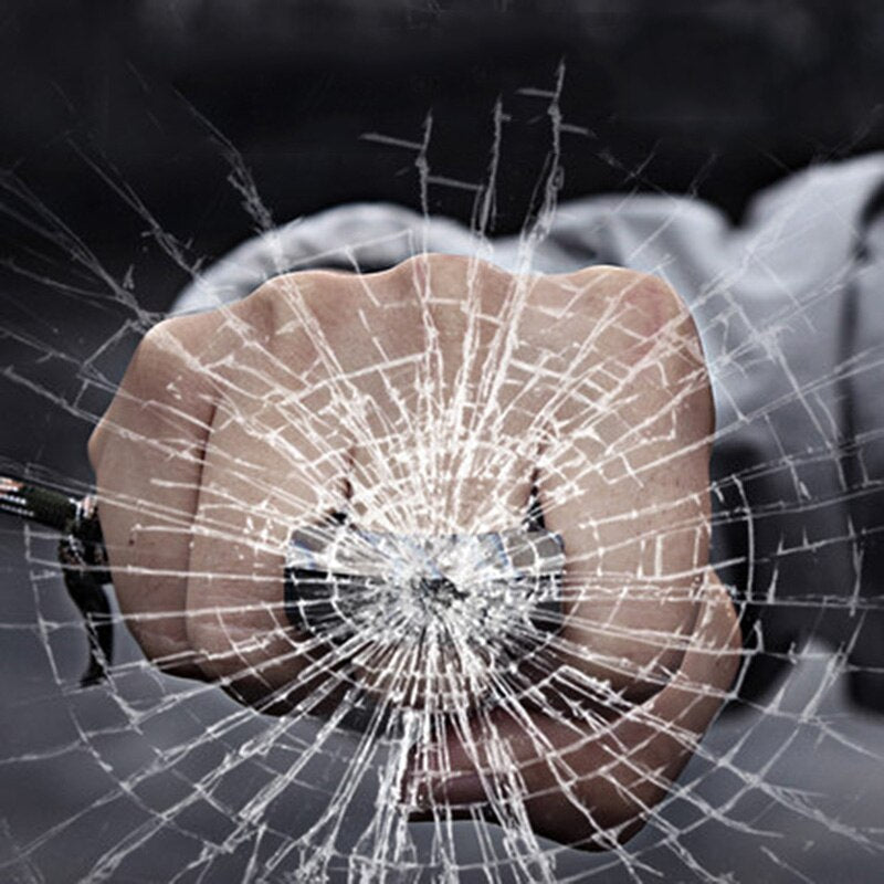 Herramienta de supervivencia al aire libre de acero de aleación EDC herramienta táctica anillo colgante multifuncional anillo colgante rompeventanas titanio EDC 