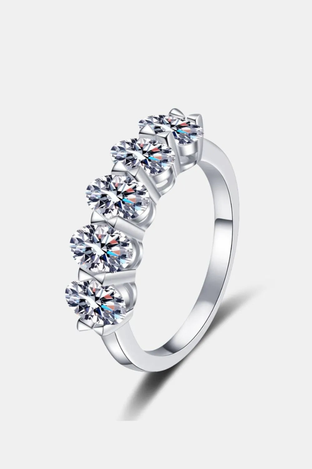 2.5 Carat Moissanite 925 Sterling Silver Ring - V.I.P Digital Presence