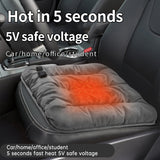 45X45cm USB Heating 3-speed Thermostat Cushion Office Sedentary Car Home Dual-use Winter Warm Physiotherapy Electric Heating Pad - V.I.P Digital Presence