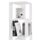 6-layer rotating acrylic board simple bookshelf, multi-functional creative bookshelf for students in the living room - V.I.P Digital Presence