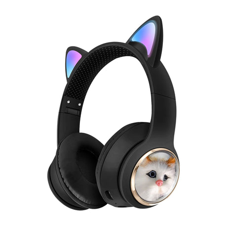 AKZ-09 Earphones Space Cabin Cartoon Simulation Cat Bluetooth Headwear Large Battery Earphones Foldable - V.I.P Digital Presence
