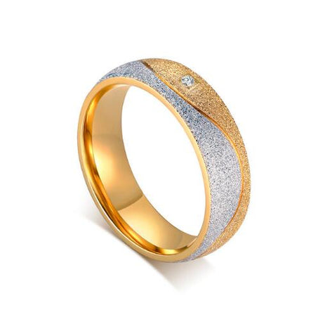 Vnox couple engagement ring for women men sand blasted - V.I.P Digital Presence