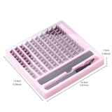 Eyelash DIY Eyelash Extensions Kit Private Label Lash Clusters DIY with Bond Seal Glue and Tweezers Set - V.I.P Digital Presence