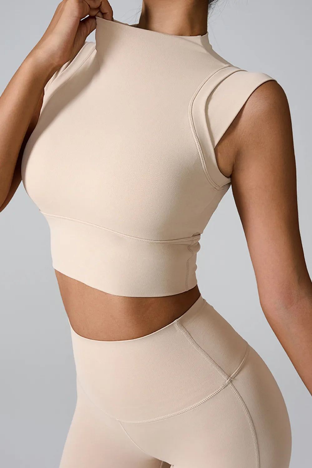 Mock Neck Active Tank - V.I.P Digital Presence