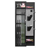 3-4 rifle and handgun safes, quick fingerprint with detachable rack and 2 adjustable gun slots - V.I.P Digital Presence