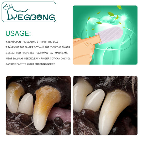 Pet Tooth Cleaning Finger Set Dog Cat Cleaning Tartar Stone Oral Cleaning Care - V.I.P Digital Presence